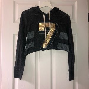 American Eagle crop t-shirt hoodie.